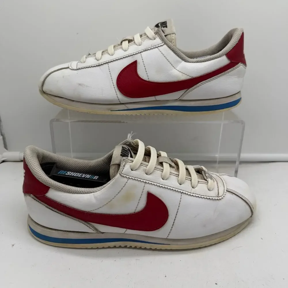 Nike Shoes Kids Youth 7Y Cortez Gump White Red Blue Sneakers